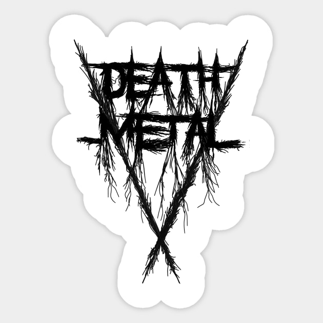 Death Metal Sticker by B-tot